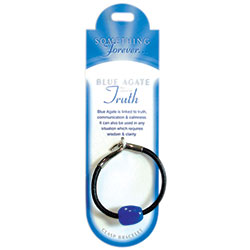 Blue Agate Clasp Bracelet